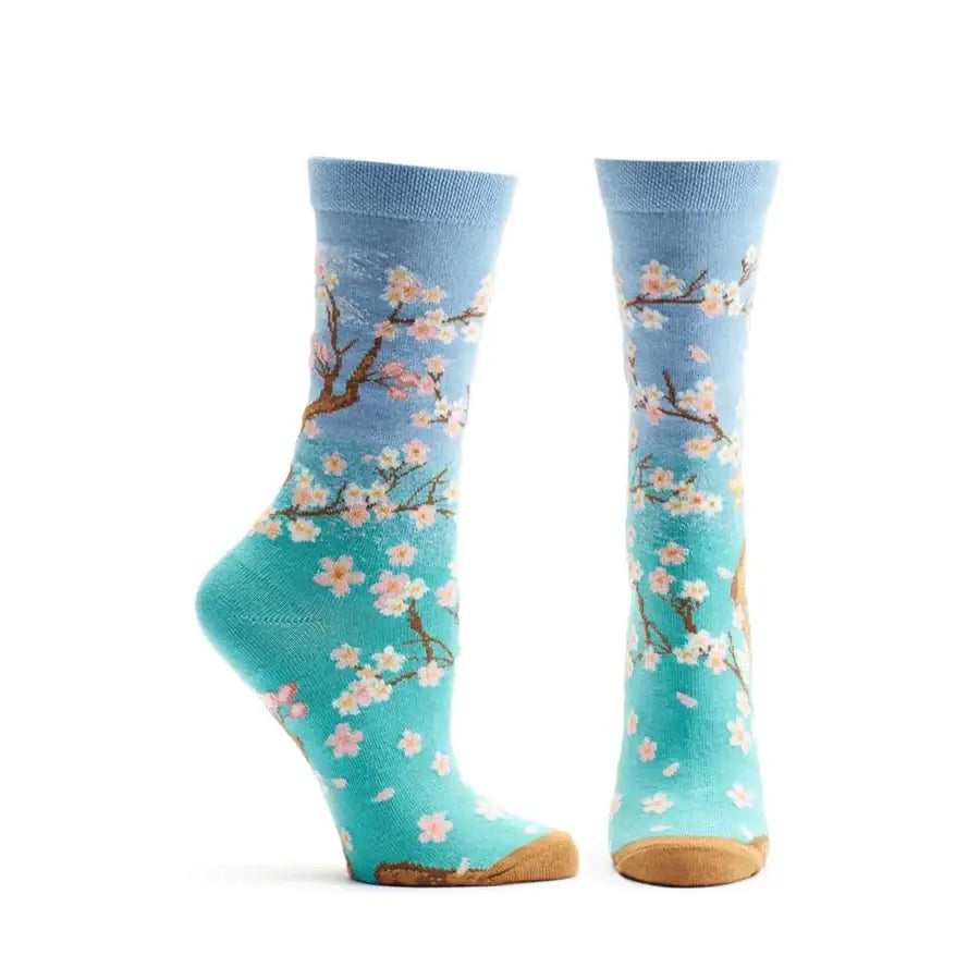 Ozone Women's Cherry Blossom Spring Sock