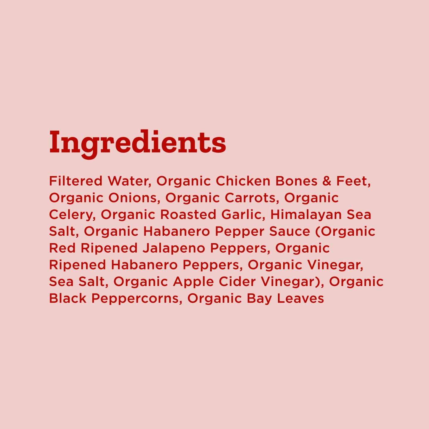 Organic Spicy Nonna Bone Broth (8 ounces)