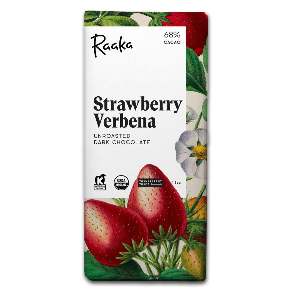 Strawberry Verbena Chocolate Bar - Spring Limited Edition