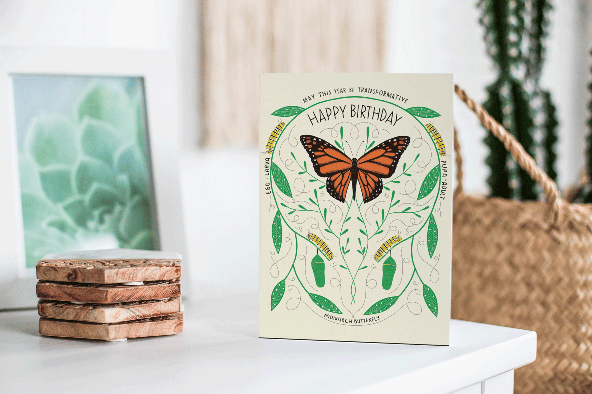 Metamorphosis Birthday Greeting Card