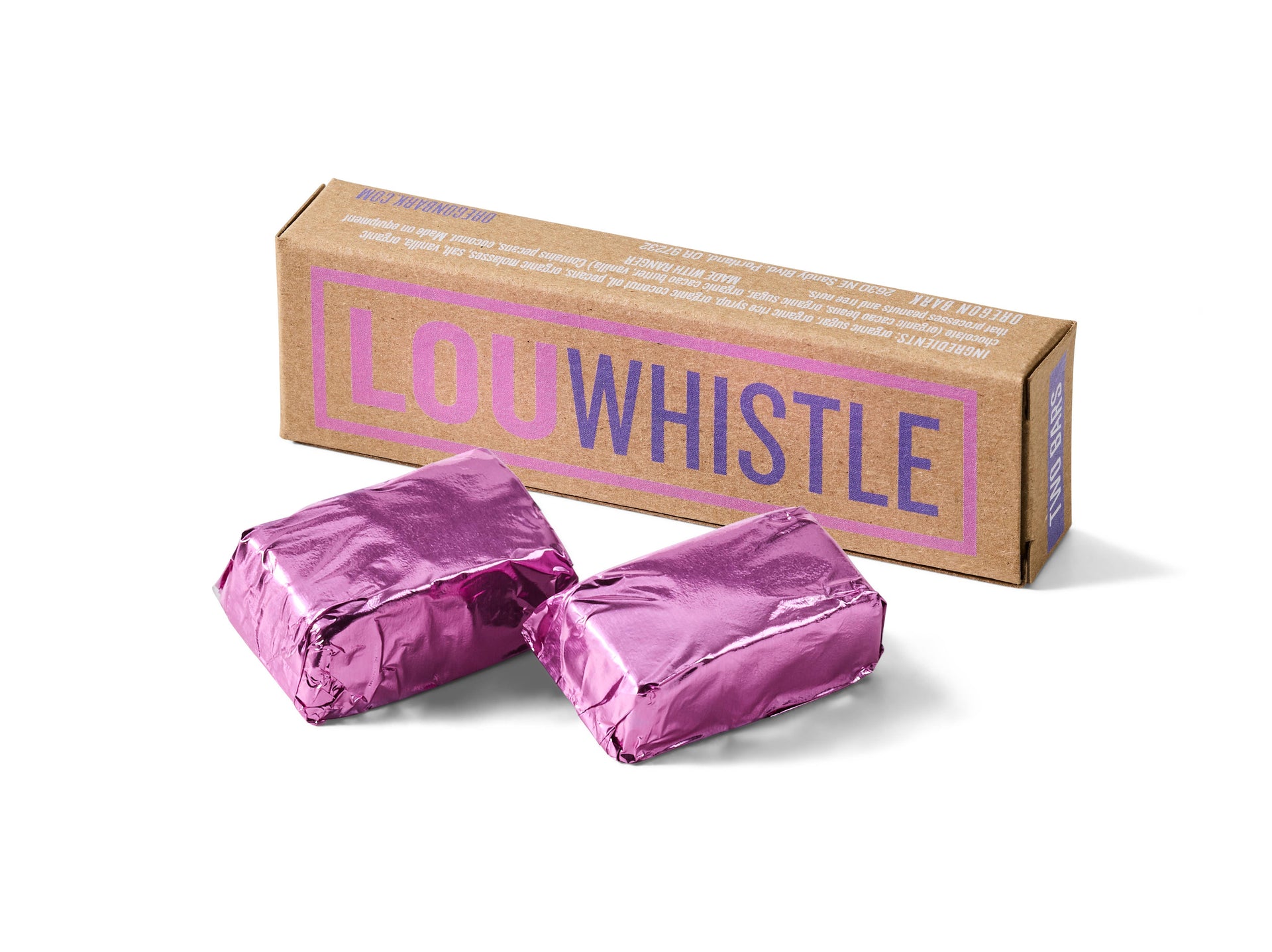 Lou Whistle - Molasses Pecan Chew Covered in Dark Chocolate