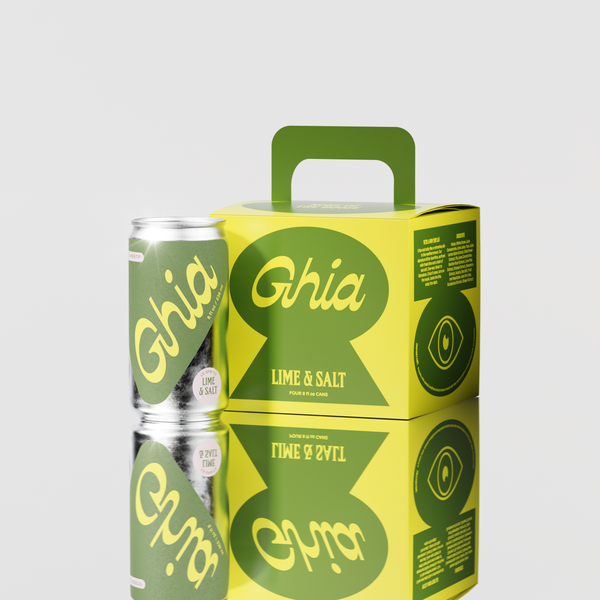 Le Spritz- Ghia Lime + Salt - Case of 24 ($3.70/ can)